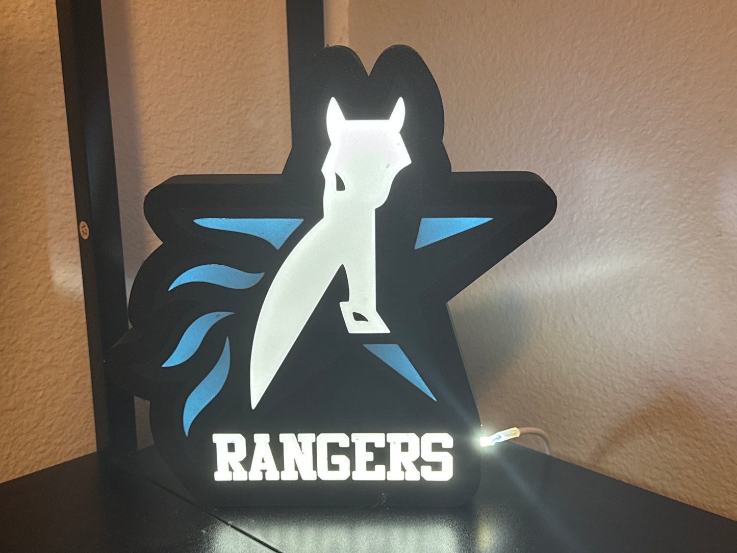 Texas School for the Deaf Rangers Light Box