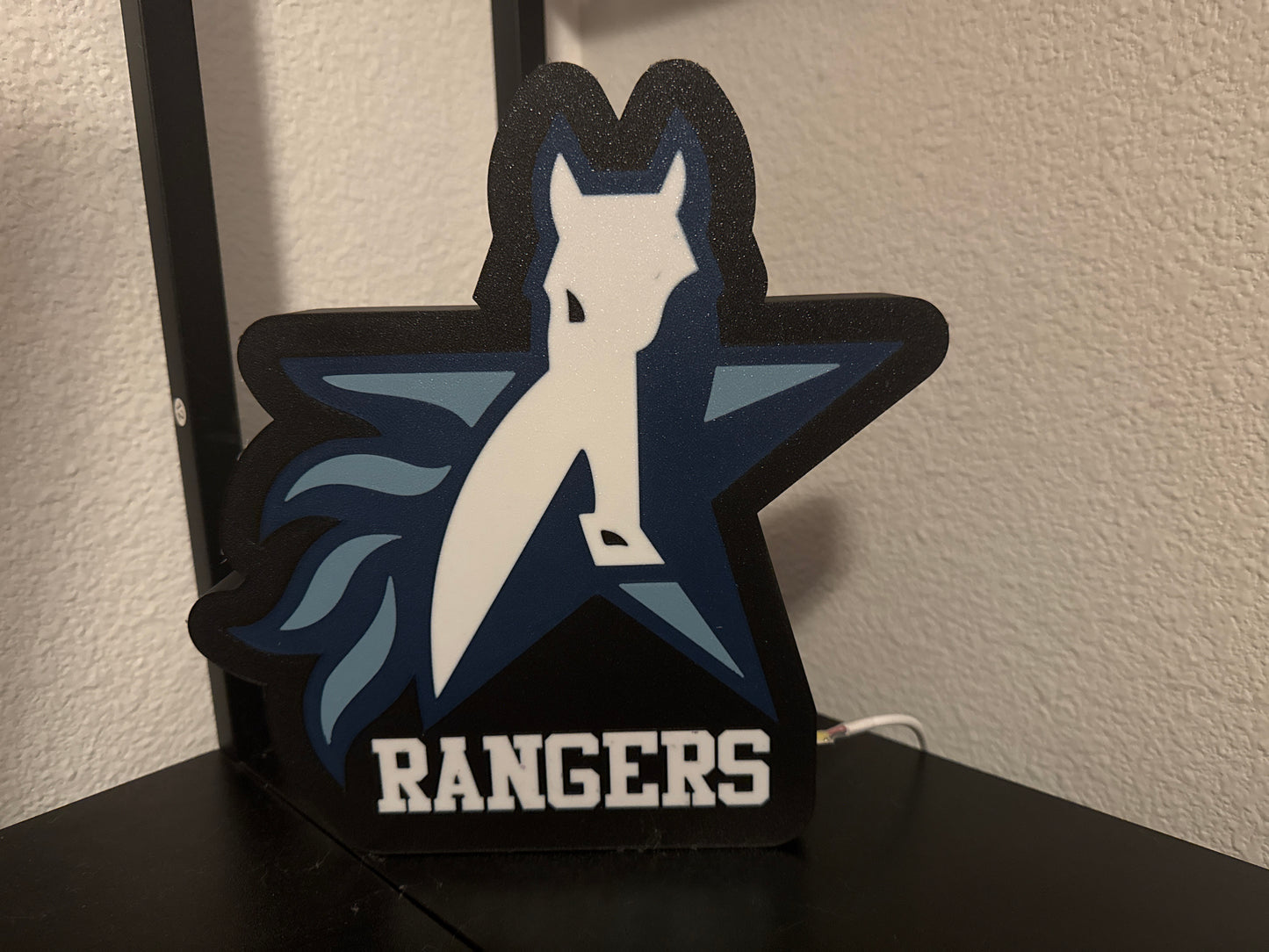 Texas School for the Deaf Rangers Light Box